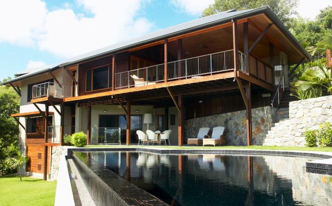 Iluka is a stunning private home!  © Kristie Kaighin http://www.whitsundayholidays.com.au